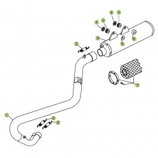 Beta RR450 07 Auspuffsystem