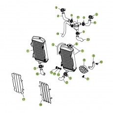 Beta RR450 09 Kühlsystem