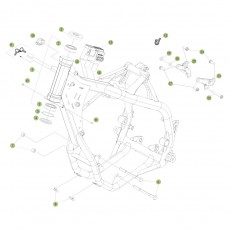 Beta RR498 14 Rahmen - Ausleger