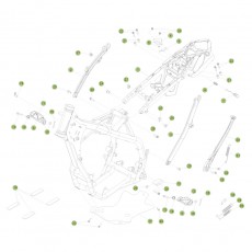 Beta RR450 13 Rahmen - Zubehör