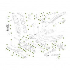 Beta RR498 12 Schwingarm - Federbein