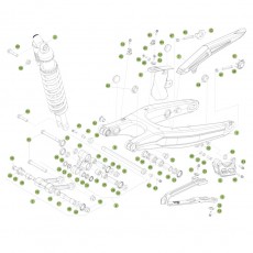 Beta RR498 13 Schwingarm - Federbein