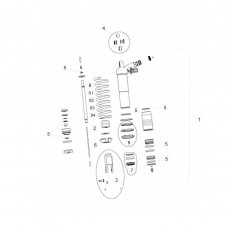 Beta RR400 14 Schwingarm - Federbein 1