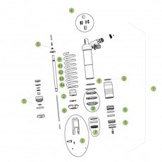 Beta RR450 13 Schwingarm - Federbein 1