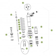 Beta RR498 13 Schwingarm - Federbein 1