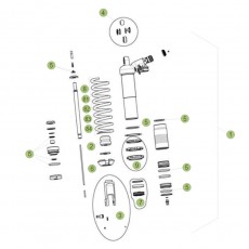 Beta RR498 14 Schwingarm - Federbein 1