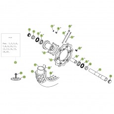 Beta RR450 07 Vorderrad