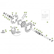 Beta RR450 09 Hinterrad