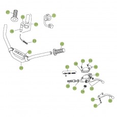 Beta REV3 125 05 Lenker/Armaturen