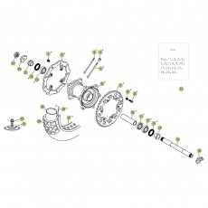 Beta RR400 06 Hinterrad