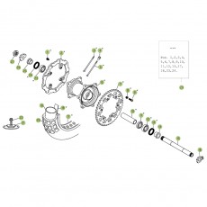 Beta RR450 06 Hinterrad