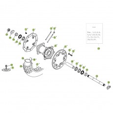 Beta RR450 07 Hinterrad