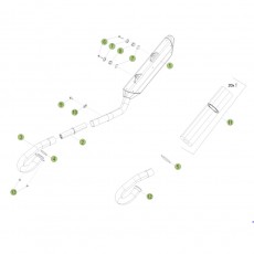 Beta RR450 14 Auspuffsystem