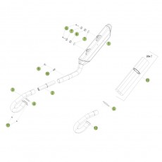 Beta RR498 13 Auspuffsystem