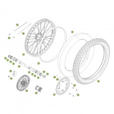 Beta RR400 12 Vorderrad