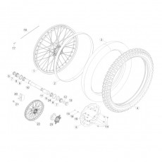 Beta RR400 14 Vorderrad