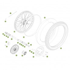 Beta RR450 13 Vorderrad