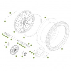 Beta RR498 14 Vorderrad