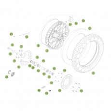 Beta RR480 16 Hinterrad