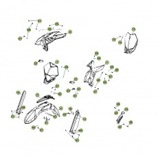 Beta RR400 12 Verkleidung - Sitzbank - Tank 1