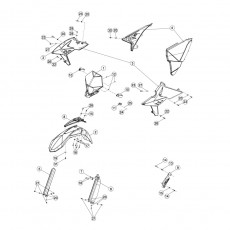 Beta RR400 14 Verkleidung - Sitzbank - Tank 1