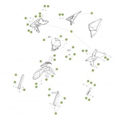 Beta RR450 13 Verkleidung - Sitzbank - Tank 1