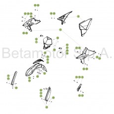 Beta RR480 17 Verkleidung/Sitzbank/Tank 2