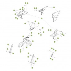 Beta RR498 13 Verkleidung - Sitzbank - Tank 1