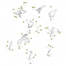 Beta RR498 14 Verkleidung - Sitzbank - Tank 1