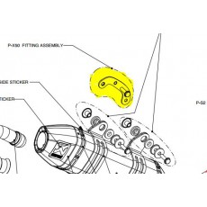 Akrapovic fitting assembly RMZ450 08-14