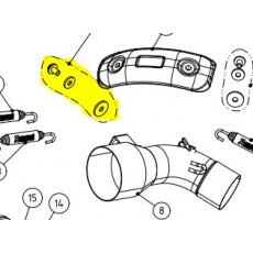 Akrapovic Montagesatz Hitzeschutz Krümmer