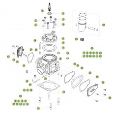 Beta X trainer 15 Zylinder-Zylinderkopf-Ventiltrieb