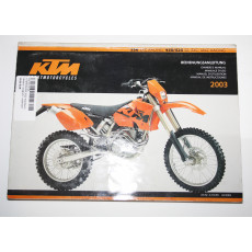 KTM EXC250 2003 Handbuch deutsch / englisch / italienisch / spanisch / französisch / gebraucht