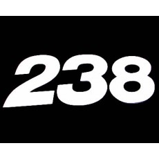 ZAP Startnummern Zahlen US-Style 15 cm white