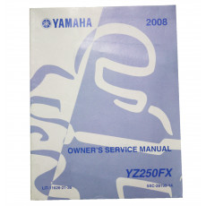 Yamaha YZF250X 2008 Bedienungsanleitung englisch / gebraucht