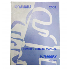 Yamaha WRF450X 2008 Bedienungsanleitung englisch / gebraucht