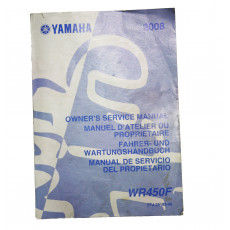 Yamaha WRF450 2008 Bedienungsanleitung deutsch / englisch / italienisch / gebraucht