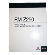 Suzuki RMZ250 2014 Bedienungsanleitung niederländisch / neu