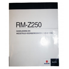 Suzuki RMZ250 2013 Bedienungsanleitung niederländisch / neu