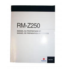 Suzuki RMZ250 2014 Bedienungsanleitung französisch / gebraucht