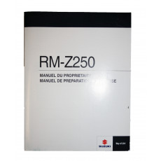 Suzuki RMZ250 2013 Bedienungsanleitung französisch / neu