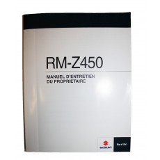 Suzuki RMZ450 2014 Bedienungsanleitung französisch / neu