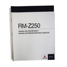 Suzuki RMZ250 2013 Bedienungsanleitung spanisch / neu