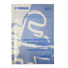 Yamaha YZF450 2014 Bedienungsanleitung deutsch / englisch / französisch / gebraucht