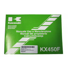 Kawasaki KXF450 2012 Bedienungsanleitung italienisch / spanisch / niederländisch / neu