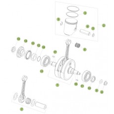 Beta Kurbelwelle Kpl. 250/300Cc