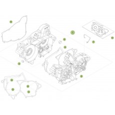 BETA Gehaeuse Motor Rr 2T My13 -Kpl-