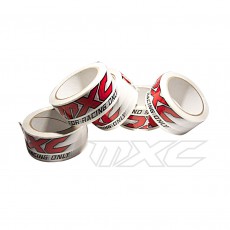 MXC Klebeband weiß mit rotem Logo