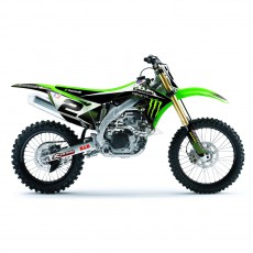 One Industries Monster Energy Kawasaki Ryan Villopoto Graphic Kit (Kühlerspoiler links fehlt!)