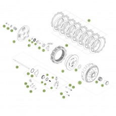 Beta X trainer 16 Primärtrieb-Kupplung